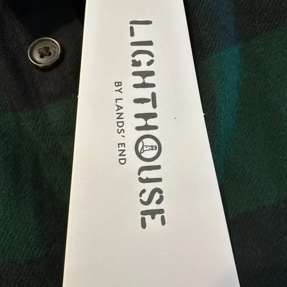 Men’s Lands’ End Flannel Shirt XL NWT - Picture 3 of 6